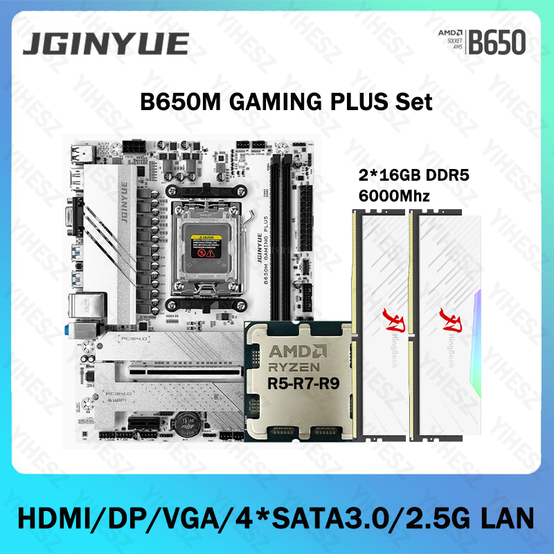 Ddr5 16Gb 6000Mhz - B650 DIYゲーミングコンピューターマザーボードキット R5 7600X R5 9600X