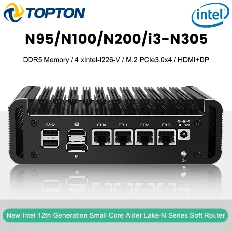 第12世代ファイアウォールミニPC Alder Lake i - Ddr5 4800Mhz のレビューと価格