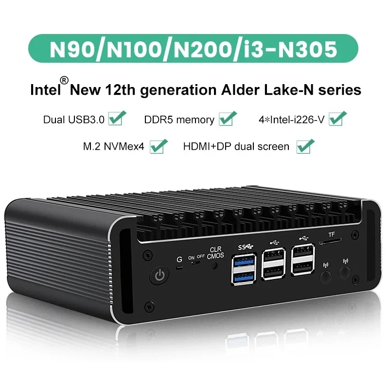 第12世代ファイアウォールミニPC Alder Lake i - Ddr5 4800Mhz のレビューと価格