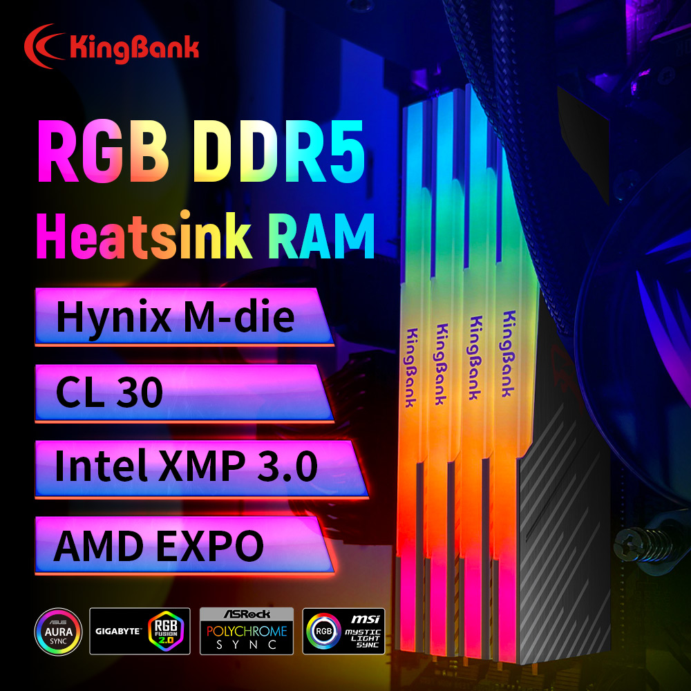 KingBank KRRB DDR5 RGB SoarBla - Ddr5 4800Mhz のレビューと価格
