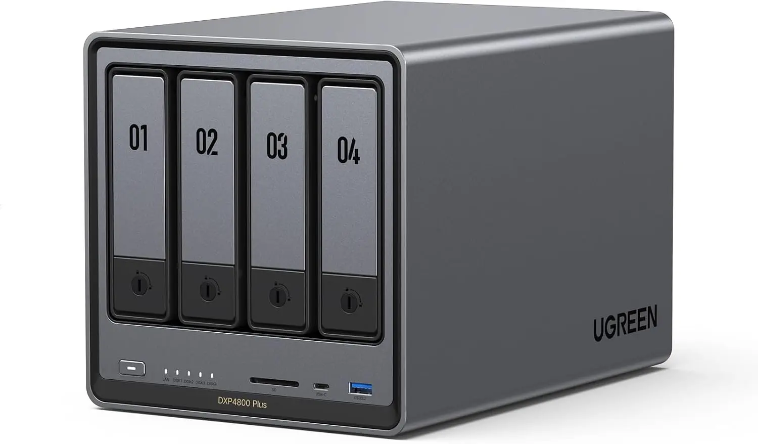 UGREEN NAS DXP4800 Plus 4ベイNAS - Ddr5 8Gb のレビューと価格