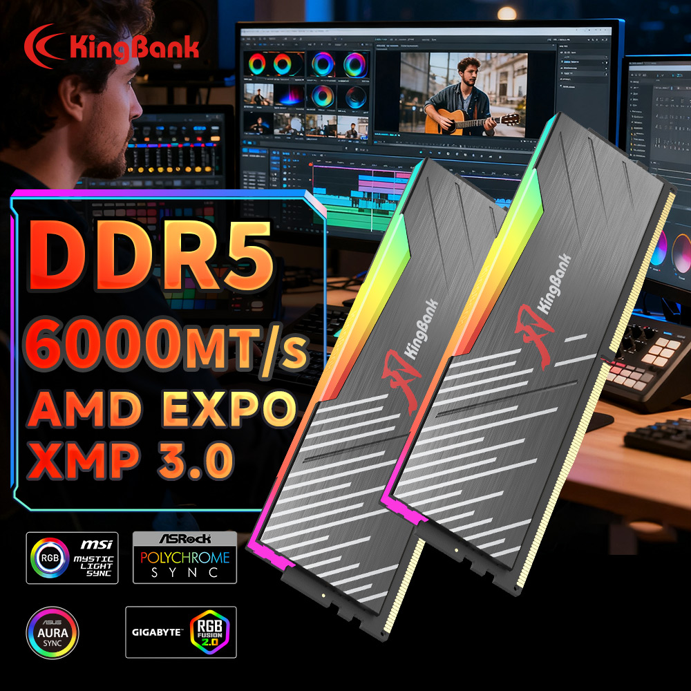 KingBank KRRB DDR5 RGB 16GB /1 - Ddr5 4800Mhz のレビューと価格