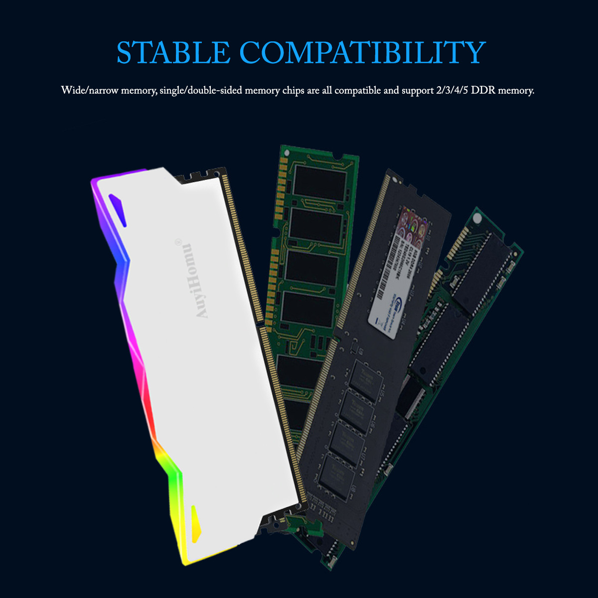 AuyiHomu RGB ヒートシンク、5V 3ピン ARG - Ddr5 Memory のレビューと価格
